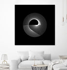 Variations on a Cardioid Theme 243 by Iustina Istrati on GIANT ART - black digital drawing