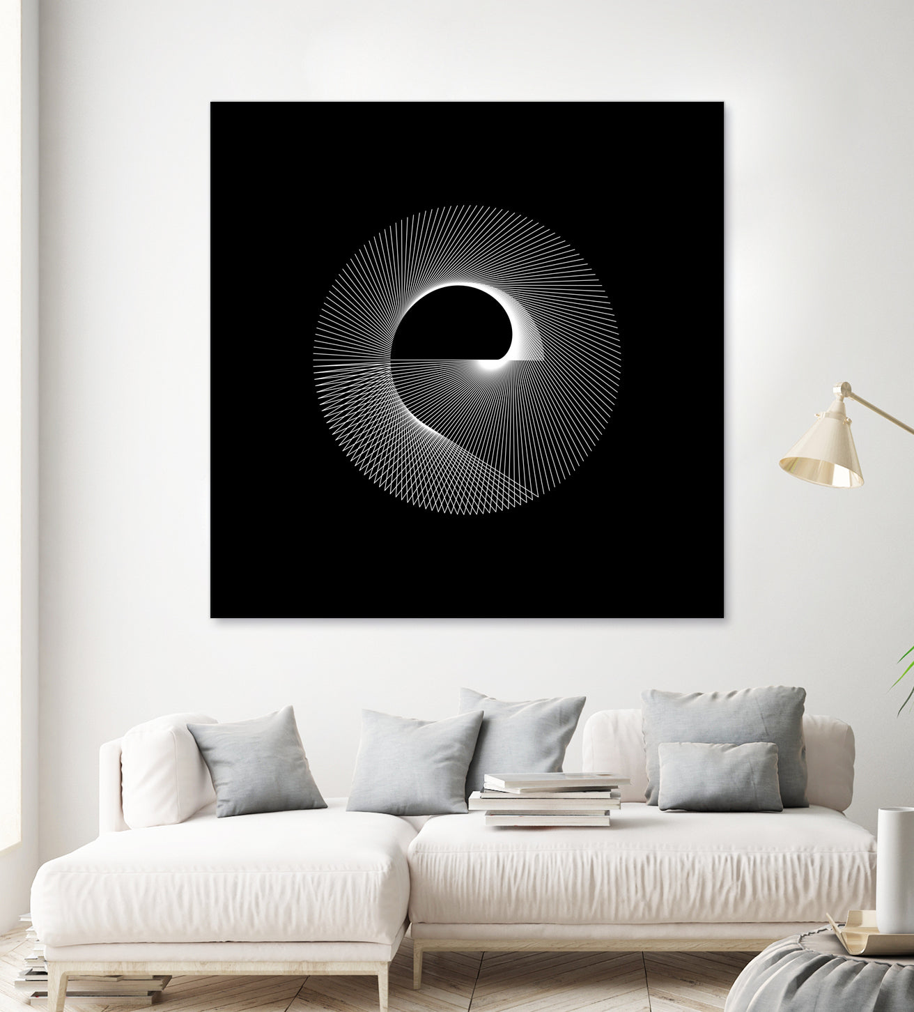 Variations on a Cardioid Theme 243 by Iustina Istrati on GIANT ART - black digital drawing