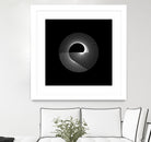 Variations on a Cardioid Theme 243 by Iustina Istrati on GIANT ART - black digital drawing