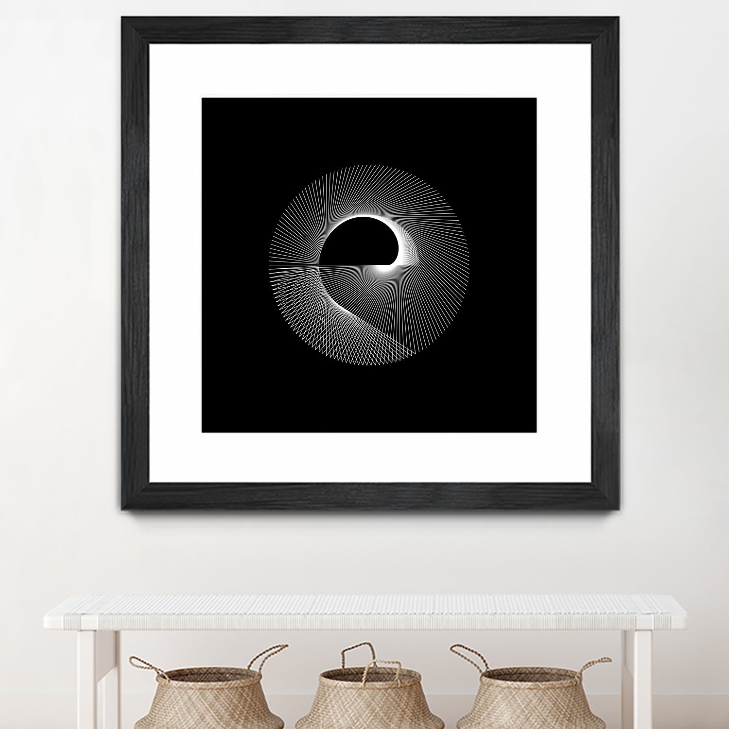 Variations on a Cardioid Theme 243 by Iustina Istrati on GIANT ART - black digital drawing