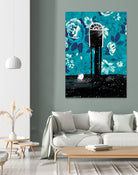 Nigh  tSwim by Holly Hatam on GIANT ART - blue digital painting