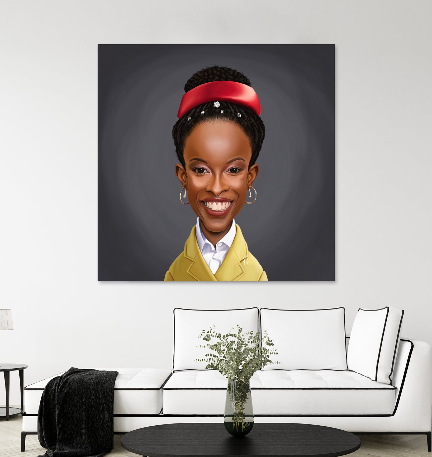 Amanda Gorman by Rob Snow on GIANT ART - yellow digital painting