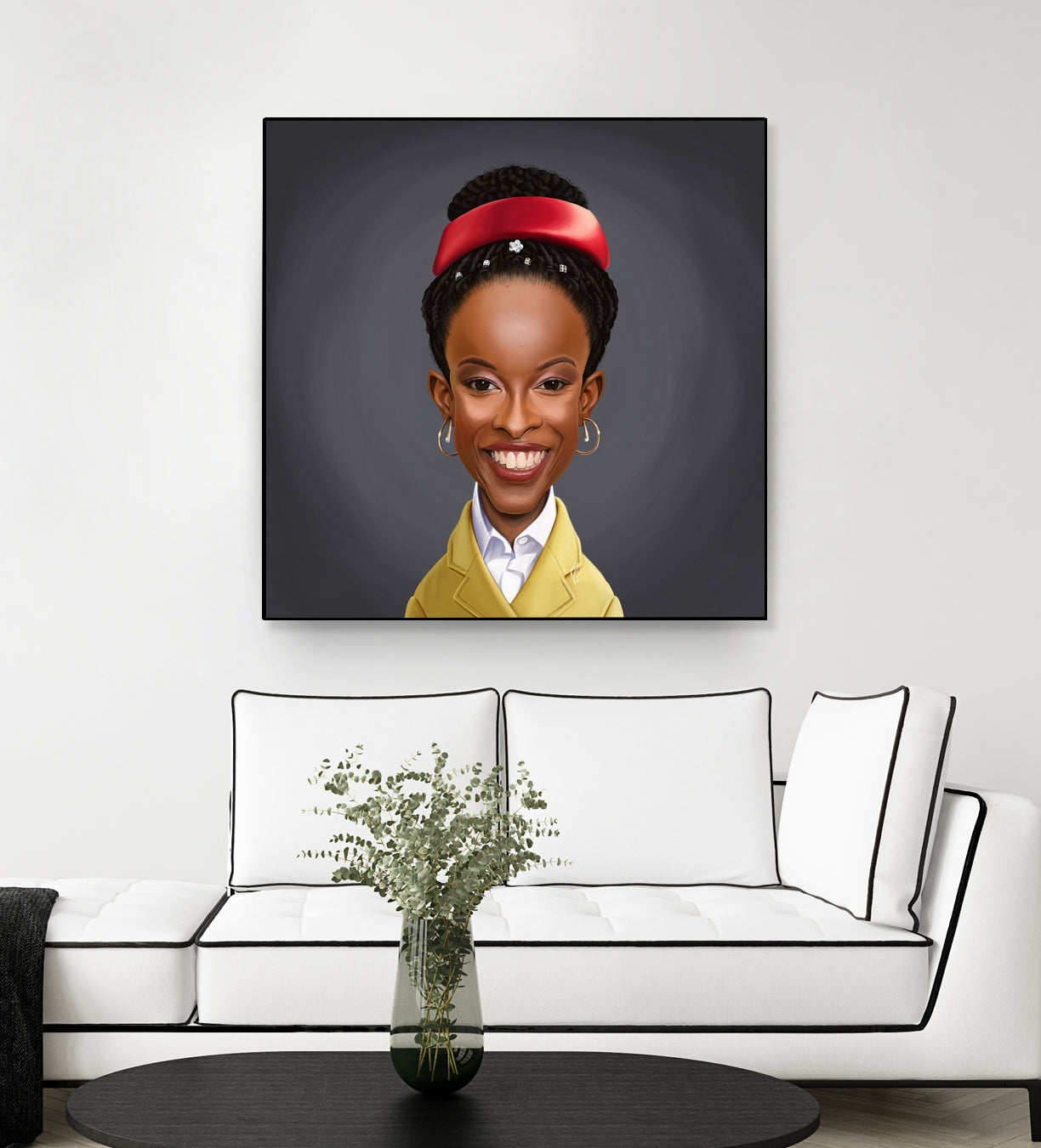 Amanda Gorman by Rob Snow on GIANT ART - yellow digital painting