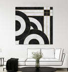 Geometric Marble by M.TERESA HERNANDEZ on GIANT ART - black digital painting