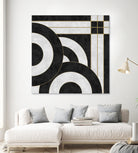 Geometric Marble by M.TERESA HERNANDEZ on GIANT ART - black digital painting