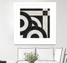 Geometric Marble by M.TERESA HERNANDEZ on GIANT ART - black digital painting