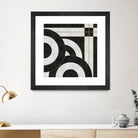 Geometric Marble by M.TERESA HERNANDEZ on GIANT ART - black digital painting