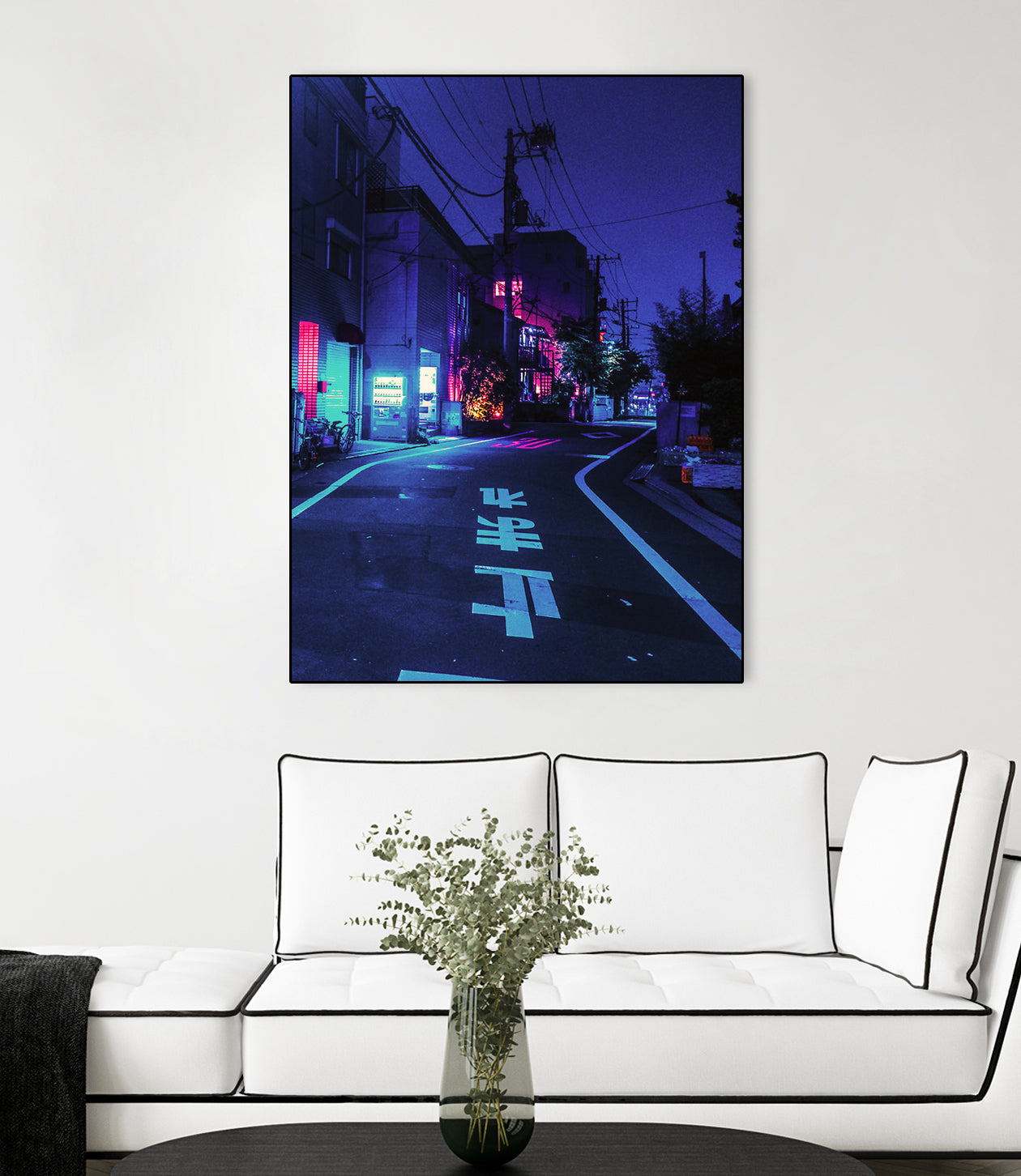 Cyberpunk Photographic Street City by Dimas Art on GIANT ART - blue photo illustration