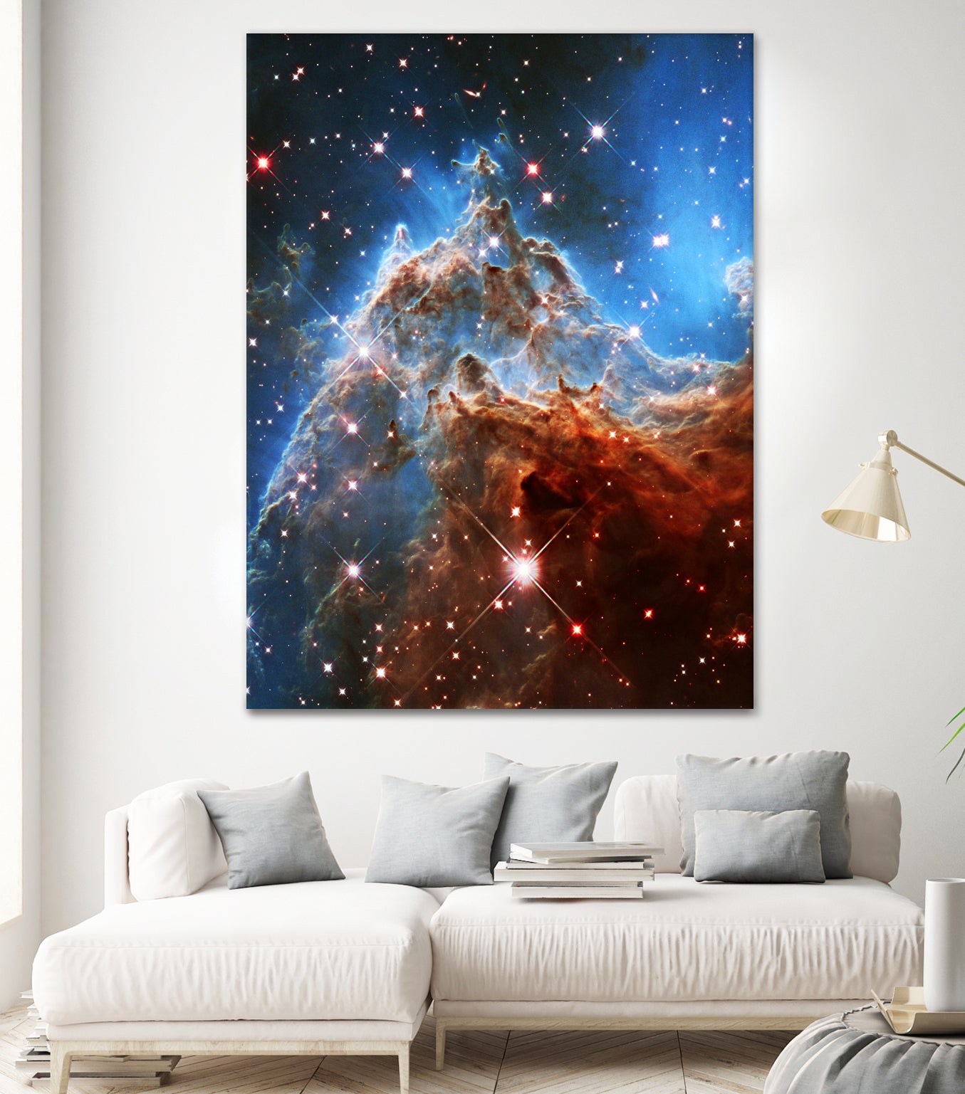 Monkey Head Nebula by Ed Trickett on GIANT ART - blue photo manipulation