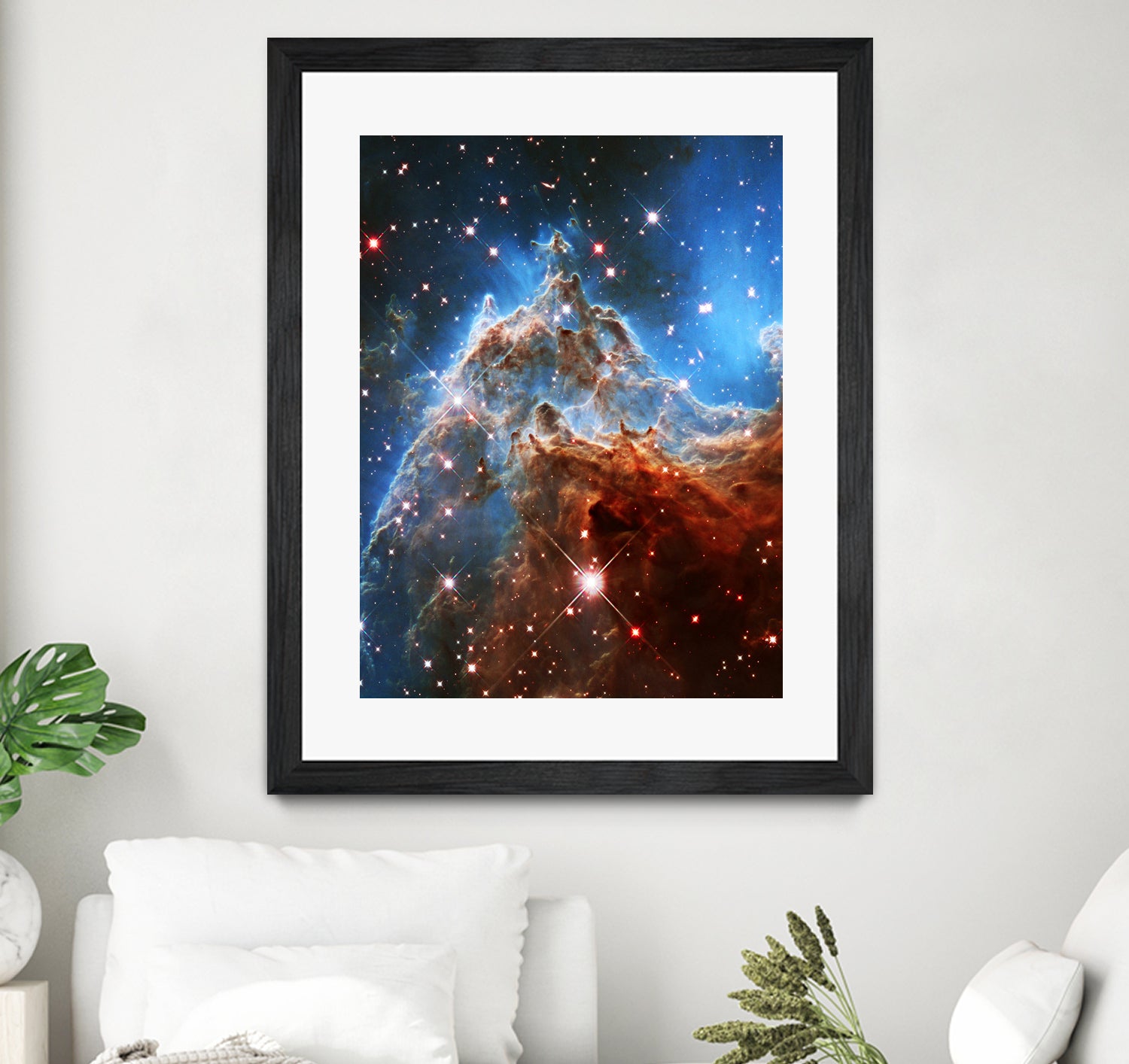 Monkey Head Nebula by Ed Trickett on GIANT ART - blue photo manipulation