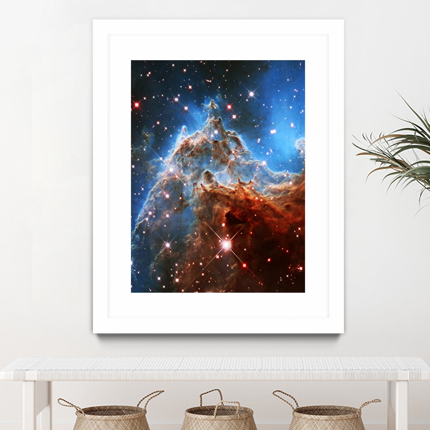 Monkey Head Nebula by Ed Trickett on GIANT ART - blue photo manipulation