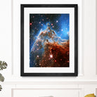 Monkey Head Nebula by Ed Trickett on GIANT ART - blue photo manipulation