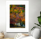 Highland House by Chris Lord on GIANT ART - orange digital painting