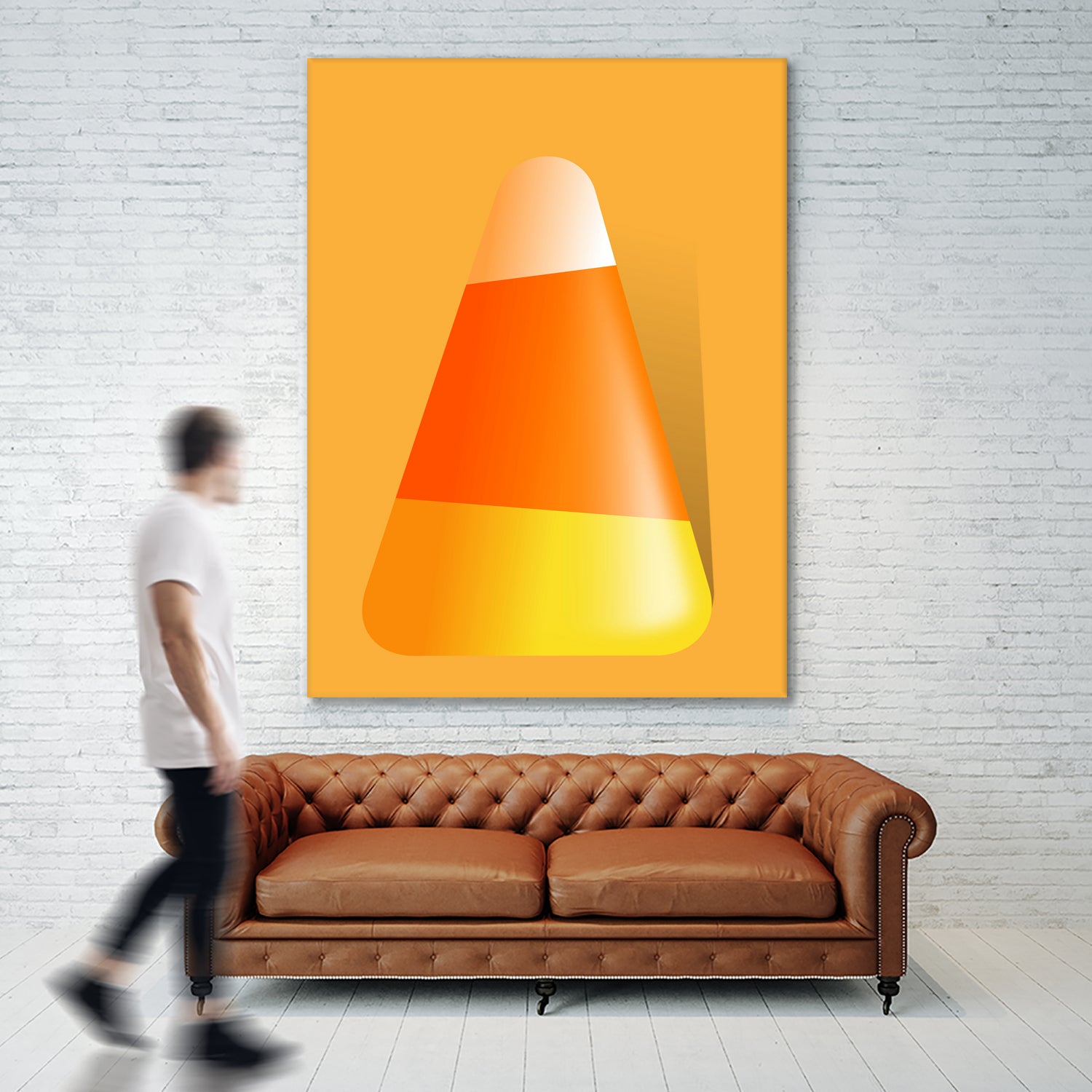 CandyCorn by Jerome Holder on GIANT ART - yellow digital painting