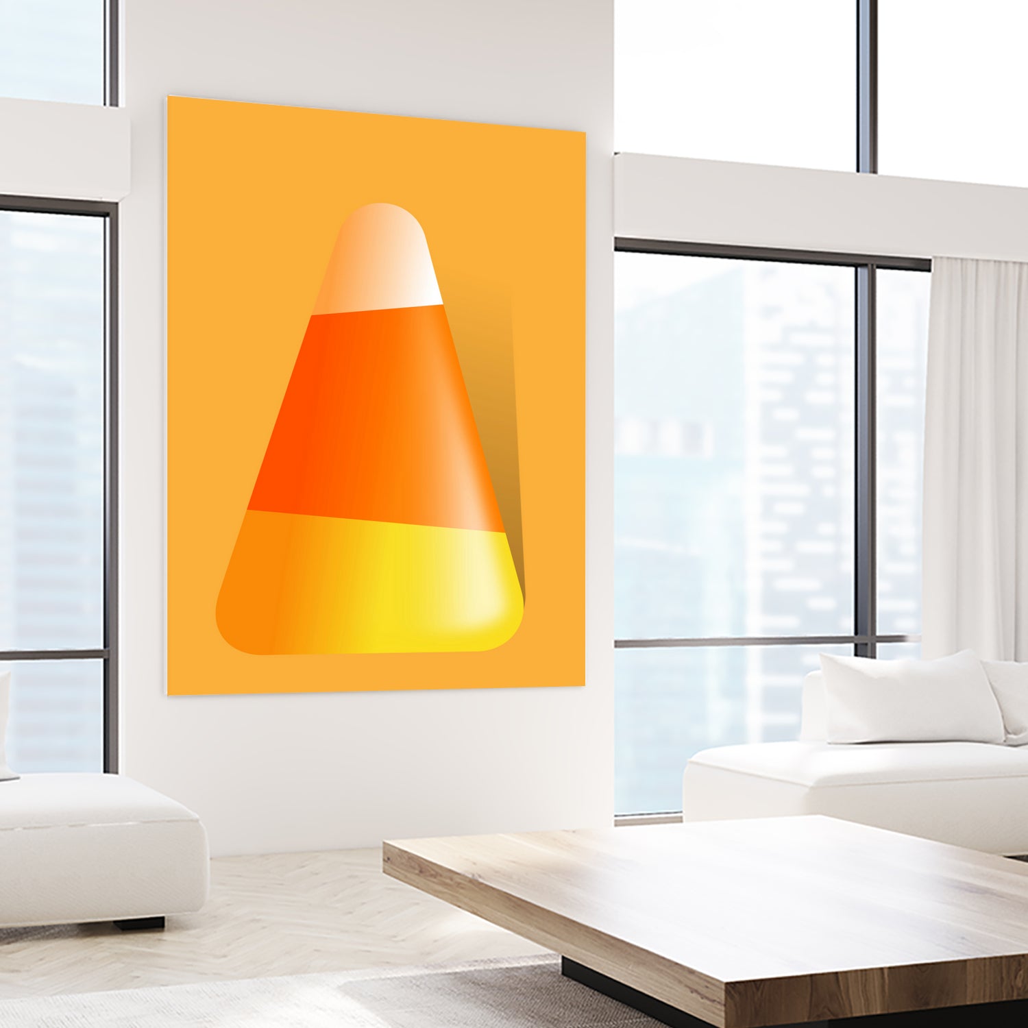 CandyCorn by Jerome Holder on GIANT ART - yellow digital painting