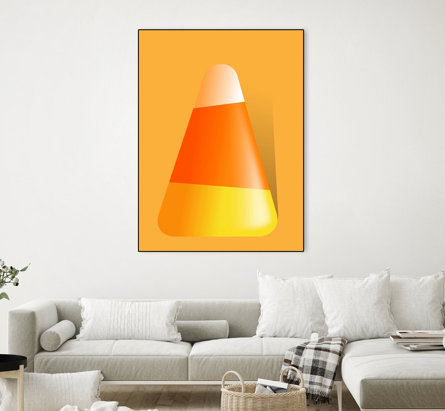 CandyCorn by Jerome Holder on GIANT ART - yellow digital painting