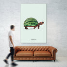 Turmelon by Jonas Loose on GIANT ART - green photo manipulation