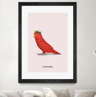 Strawbirdy by Jonas Loose on GIANT ART - red photo manipulation