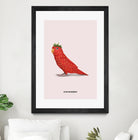 Strawbirdy by Jonas Loose on GIANT ART - red photo manipulation