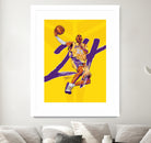 Kobe "Black Mamba" Bryant by Zildjian Magante on GIANT ART - yellow typography