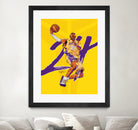 Kobe "Black Mamba" Bryant by Zildjian Magante on GIANT ART - yellow typography