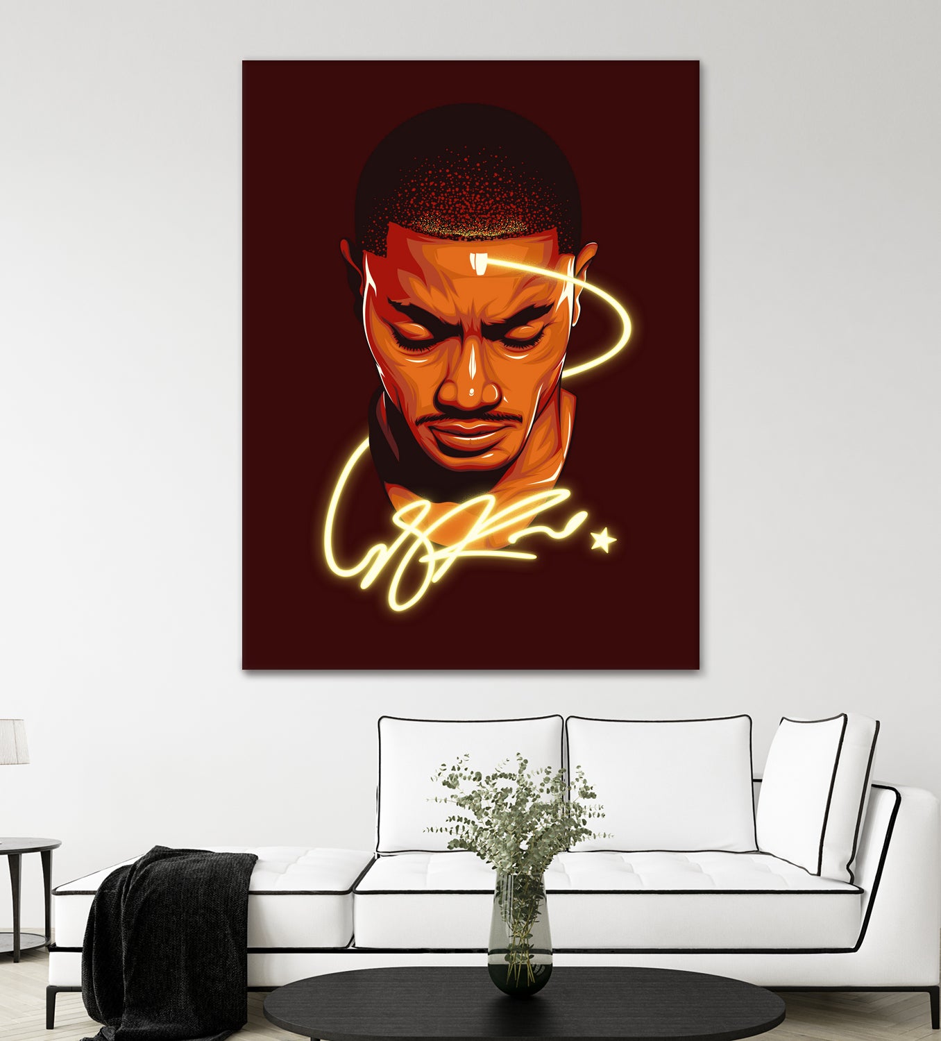 Derrick "Windy City Assassin" Rose by Zildjian Magante on GIANT ART - red digital drawing