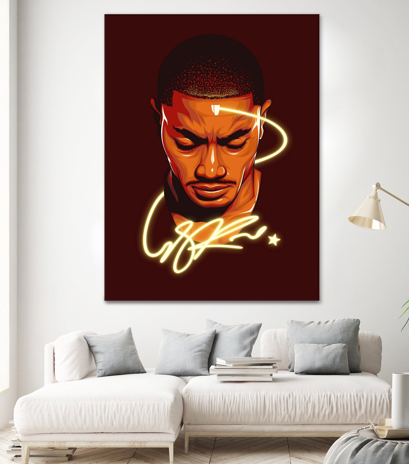 Derrick "Windy City Assassin" Rose by Zildjian Magante on GIANT ART - red digital drawing