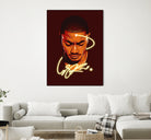 Derrick "Windy City Assassin" Rose by Zildjian Magante on GIANT ART - red digital drawing