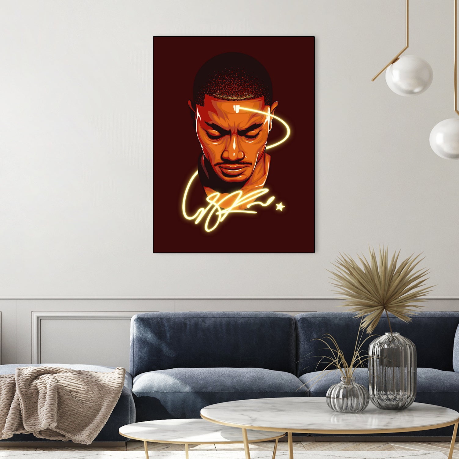 Derrick "Windy City Assassin" Rose by Zildjian Magante on GIANT ART - red digital drawing