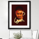 Derrick "Windy City Assassin" Rose by Zildjian Magante on GIANT ART - red digital drawing