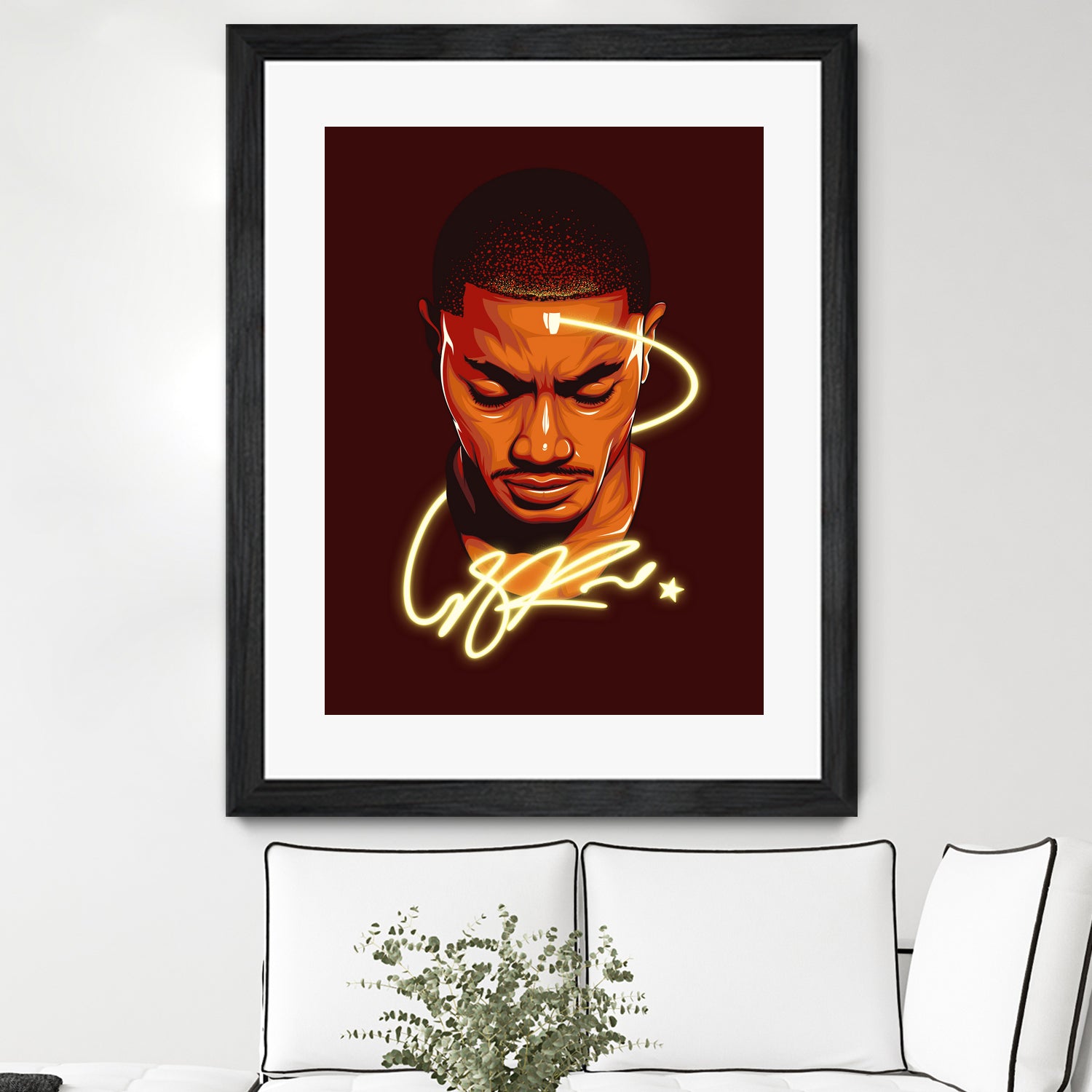 Derrick "Windy City Assassin" Rose by Zildjian Magante on GIANT ART - red digital drawing