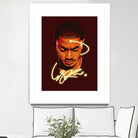 Derrick "Windy City Assassin" Rose by Zildjian Magante on GIANT ART - red digital drawing