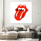 Rolling Stones vampire edition by Bekir Ceylan on GIANT ART - red digital painting