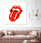 Rolling Stones vampire edition by Bekir Ceylan on GIANT ART - red digital painting