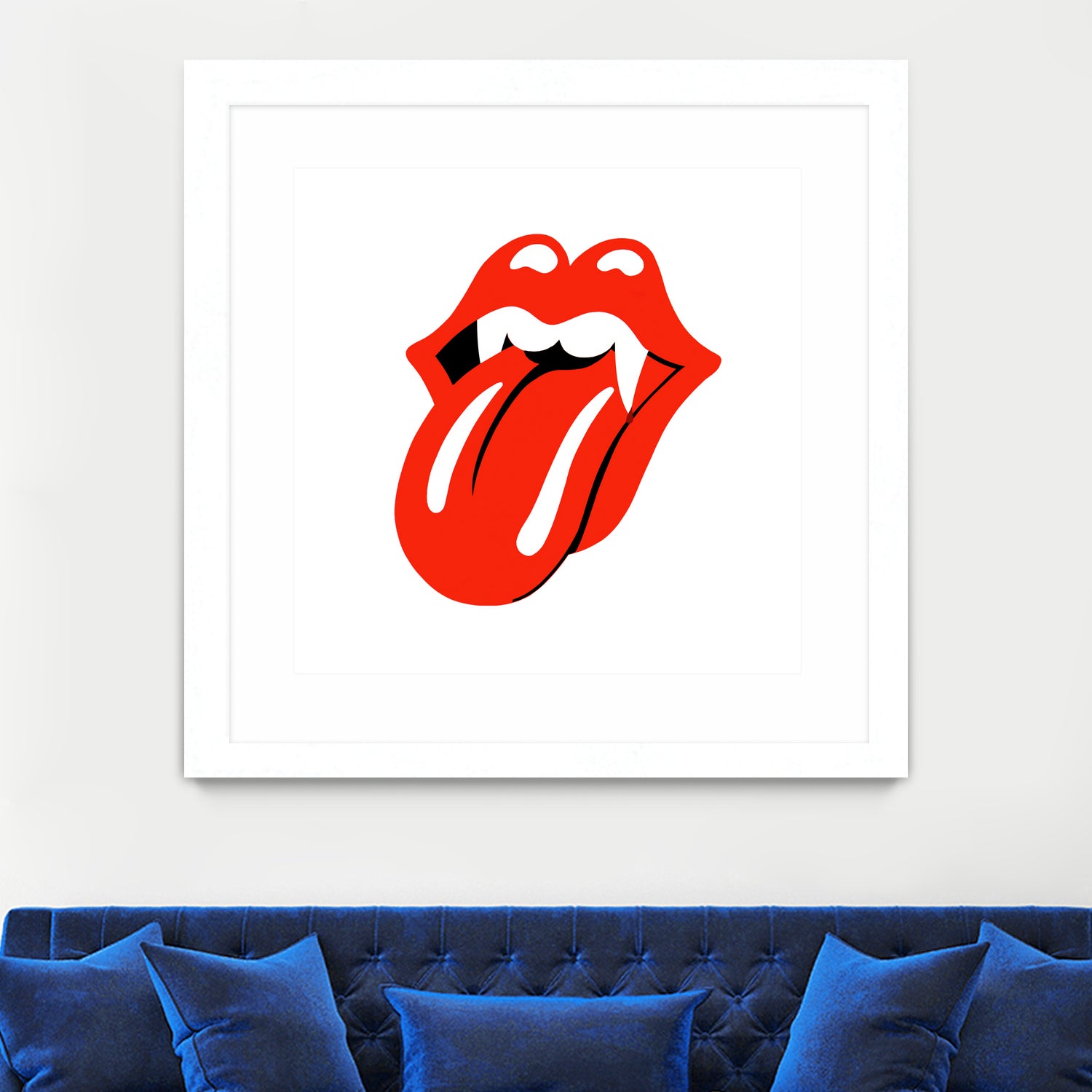 Rolling Stones vampire edition by Bekir Ceylan on GIANT ART - red digital painting