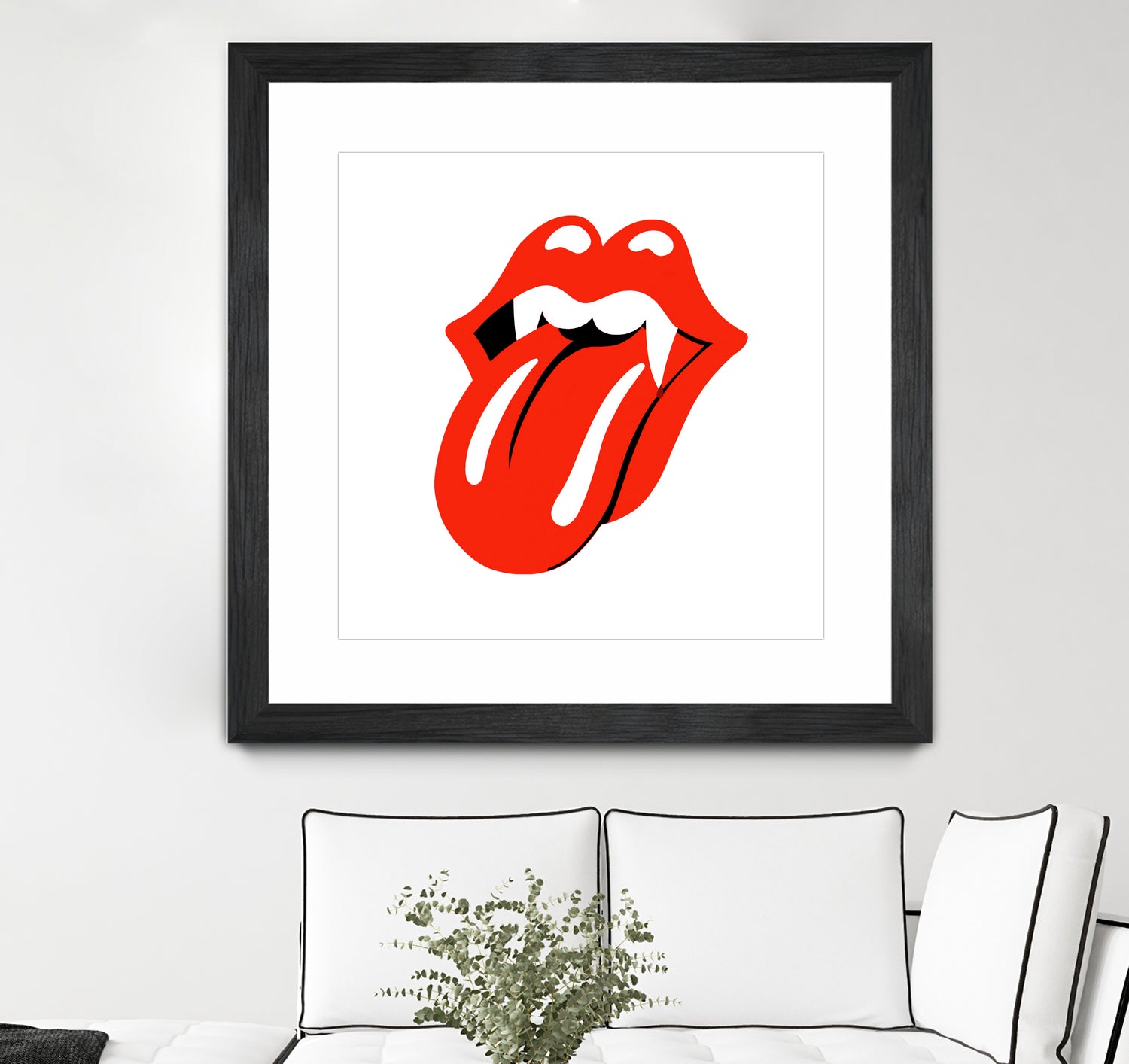 Rolling Stones vampire edition by Bekir Ceylan on GIANT ART - red digital painting