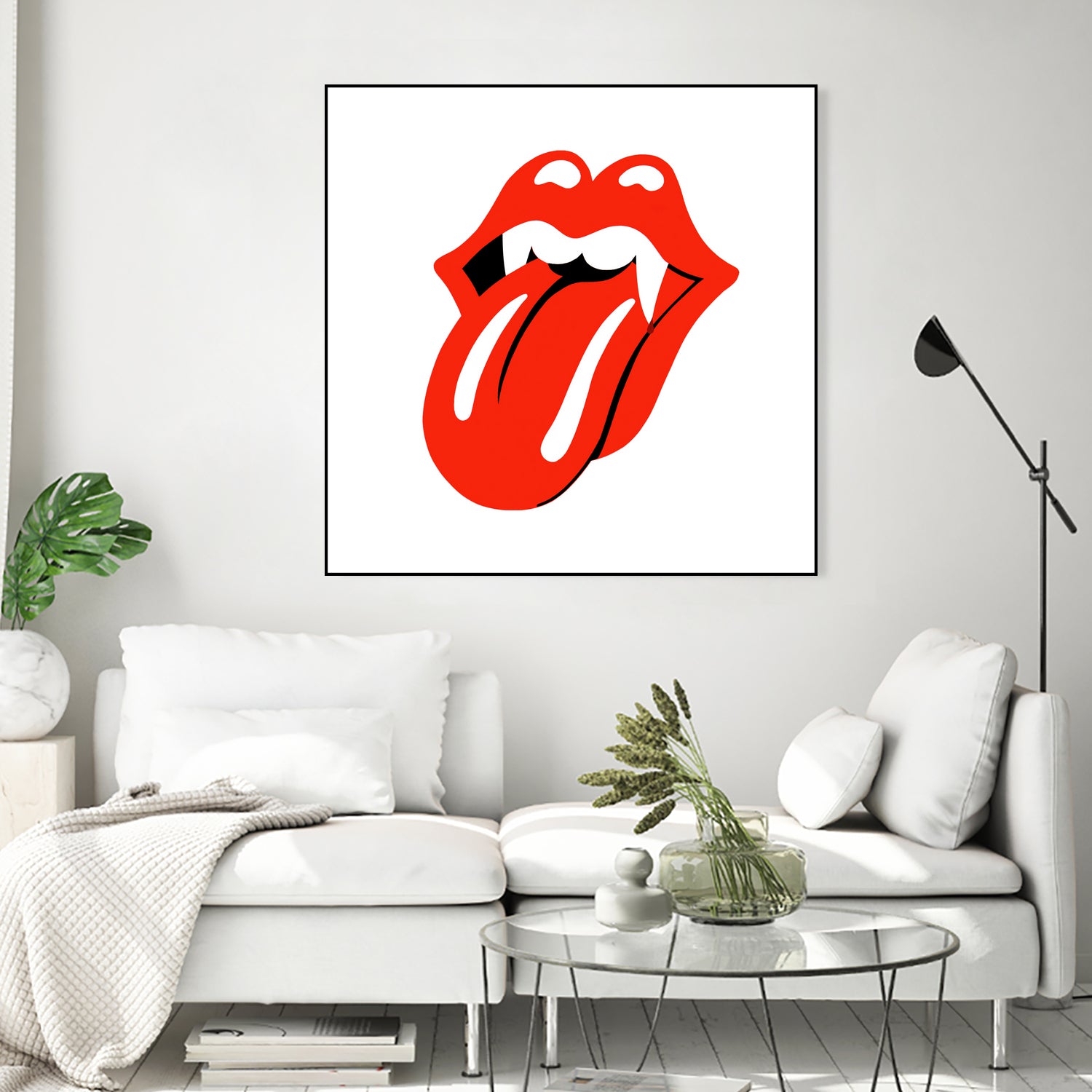 Rolling Stones vampire edition by Bekir Ceylan on GIANT ART - red digital painting