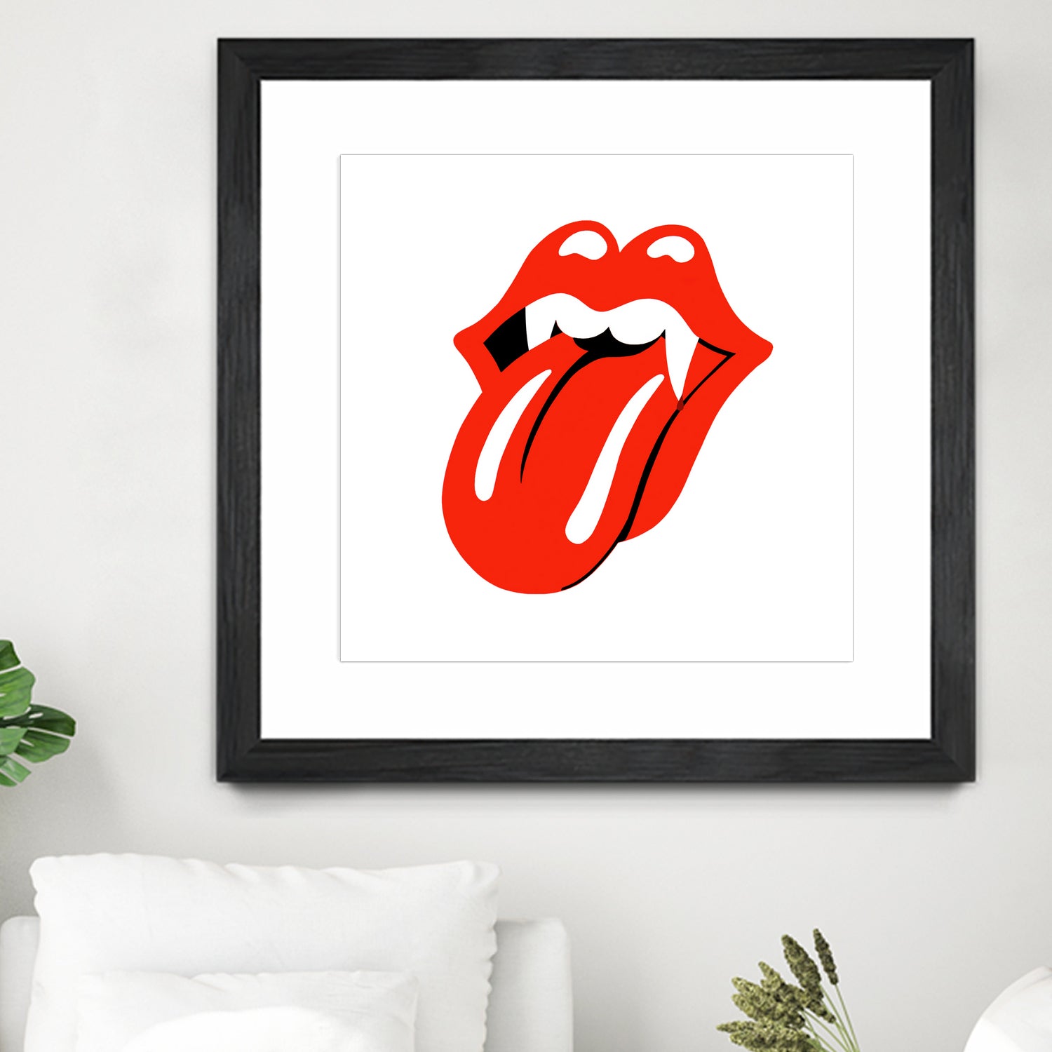 Rolling Stones vampire edition by Bekir Ceylan on GIANT ART - red digital painting