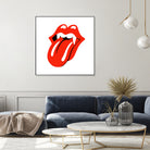 Rolling Stones vampire edition by Bekir Ceylan on GIANT ART - red digital painting