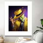 The Mask by Nikita Abakumov on GIANT ART - yellow digital painting