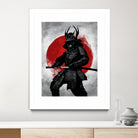 Samurai by Nikita Abakumov on GIANT ART - red digital painting