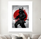 Samurai by Nikita Abakumov on GIANT ART - red digital painting