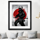 Samurai by Nikita Abakumov on GIANT ART - red digital painting