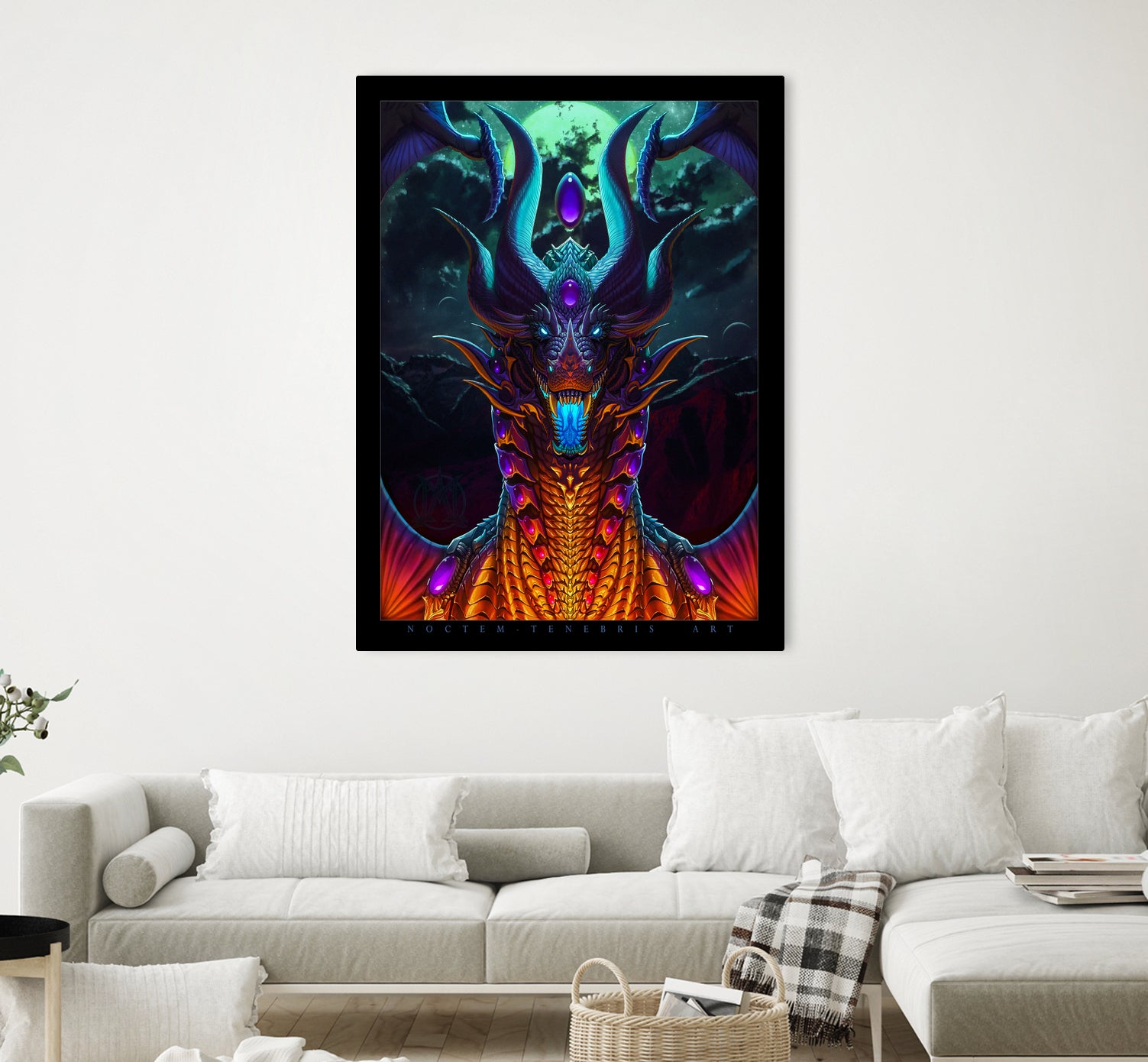 Night of the Rukutarennact by Aubrey Mills on GIANT ART - black digital painting