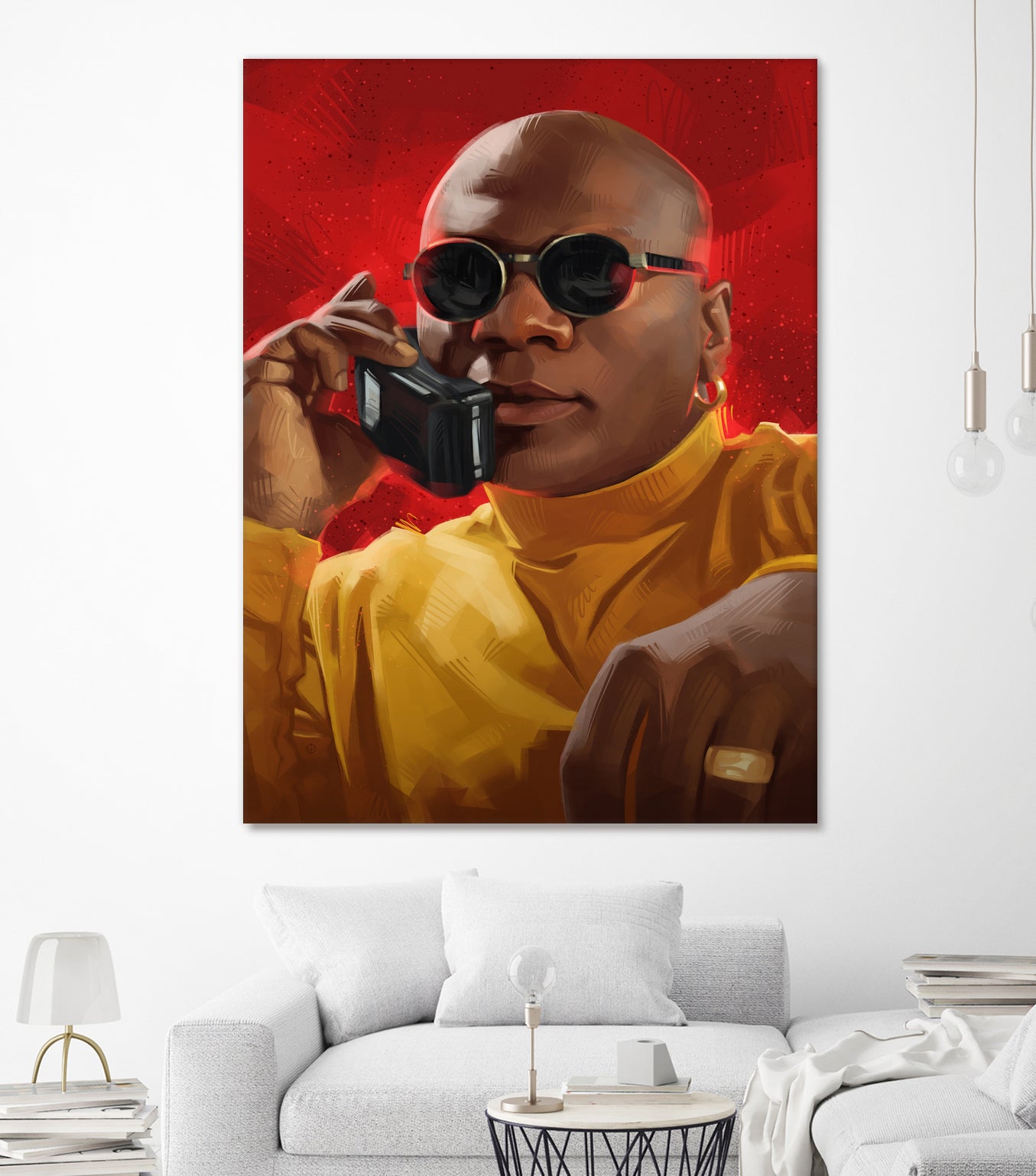 Marsellus Wallace Phone by Nikita Abakumov on GIANT ART - red digital painting