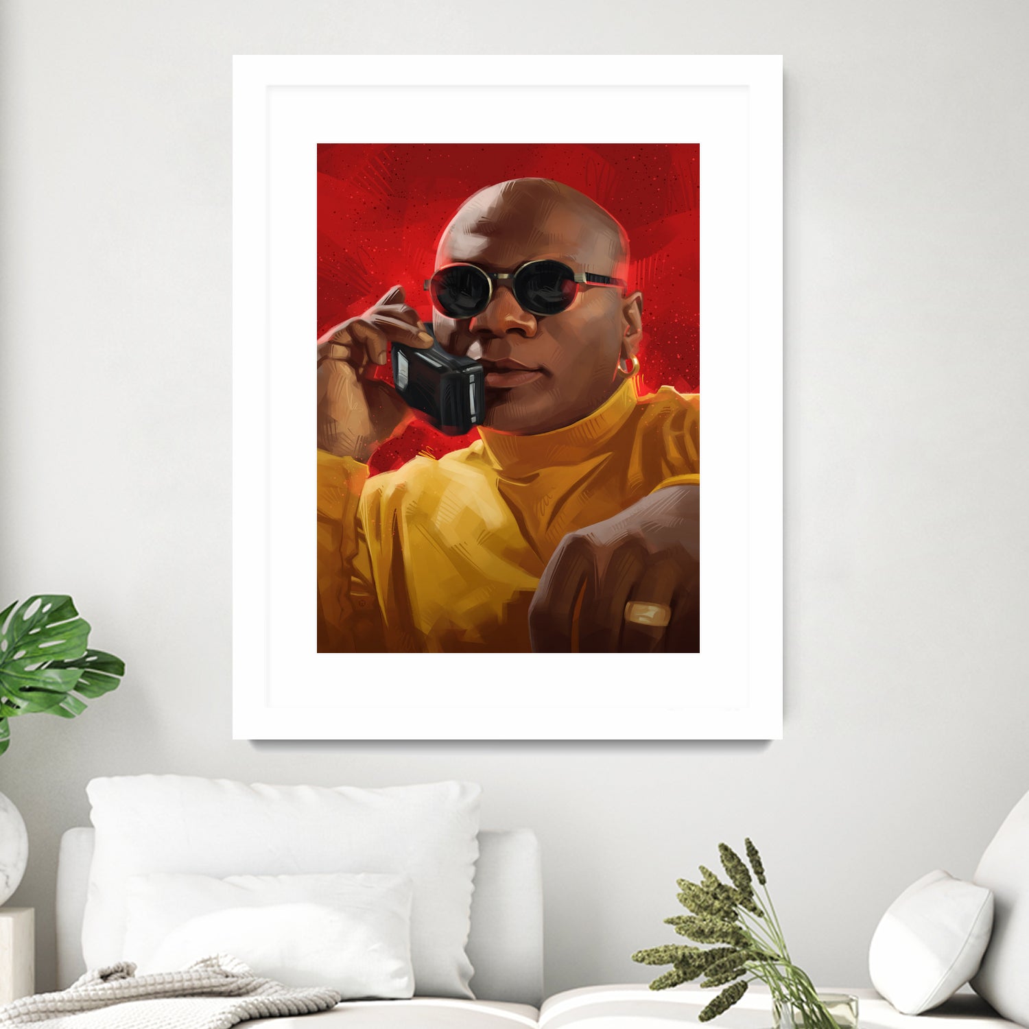 Marsellus Wallace Phone by Nikita Abakumov on GIANT ART - red digital painting