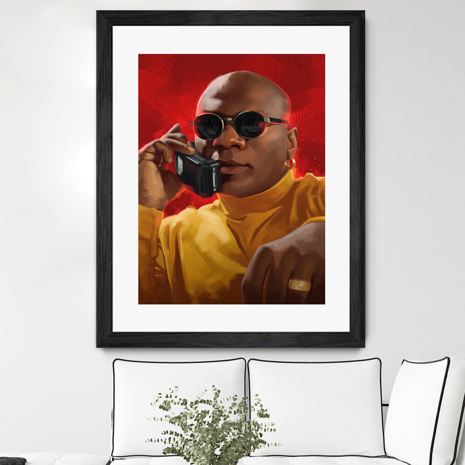 Marsellus Wallace Phone by Nikita Abakumov on GIANT ART - red digital painting