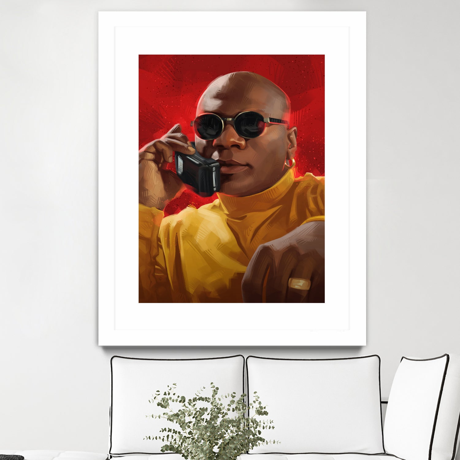 Marsellus Wallace Phone by Nikita Abakumov on GIANT ART - red digital painting