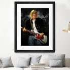 Kurt Cobain Nirvana by Nikita Abakumov on GIANT ART - black digital painting