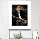 Kurt Cobain Nirvana by Nikita Abakumov on GIANT ART - black digital painting